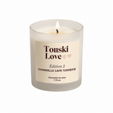Chandelle TOUSKI LOVE – Café torréfié & touche de vanille