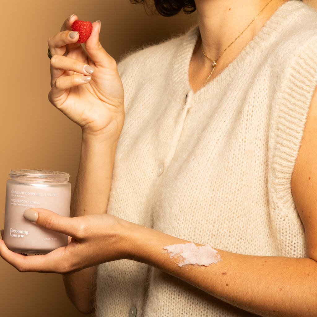 Body set (Whipped Butter and Peach & Raspberry Scrub)