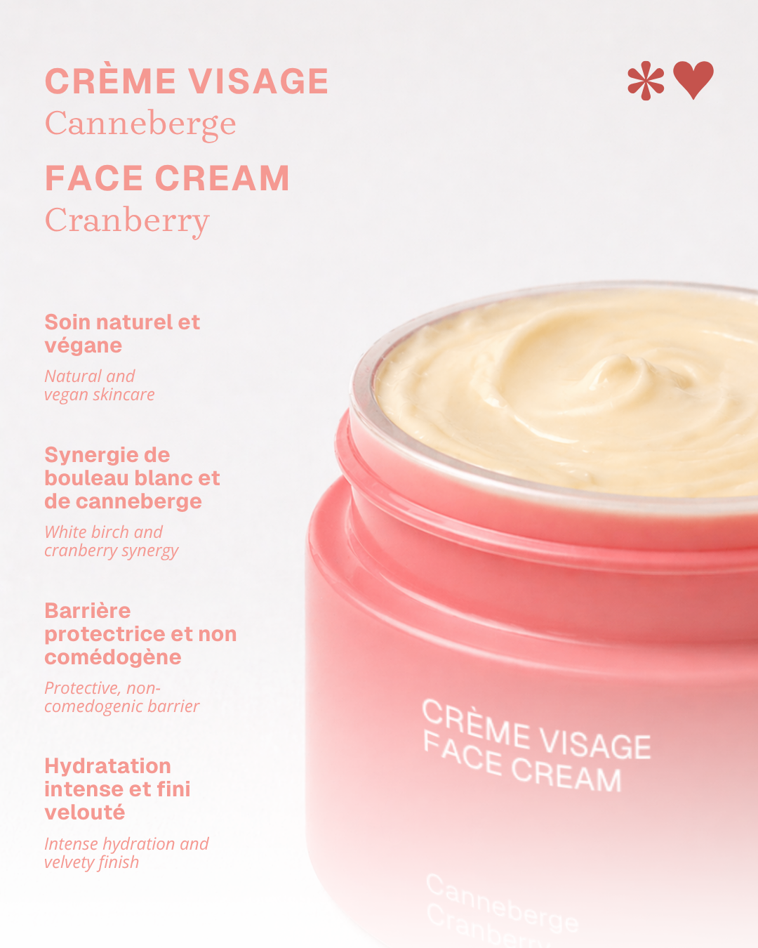 Cranberry Moisturizing Face Cream – Comfort & Radiance