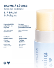 Gomme Balloune Lip Balm – Natural & Delicious