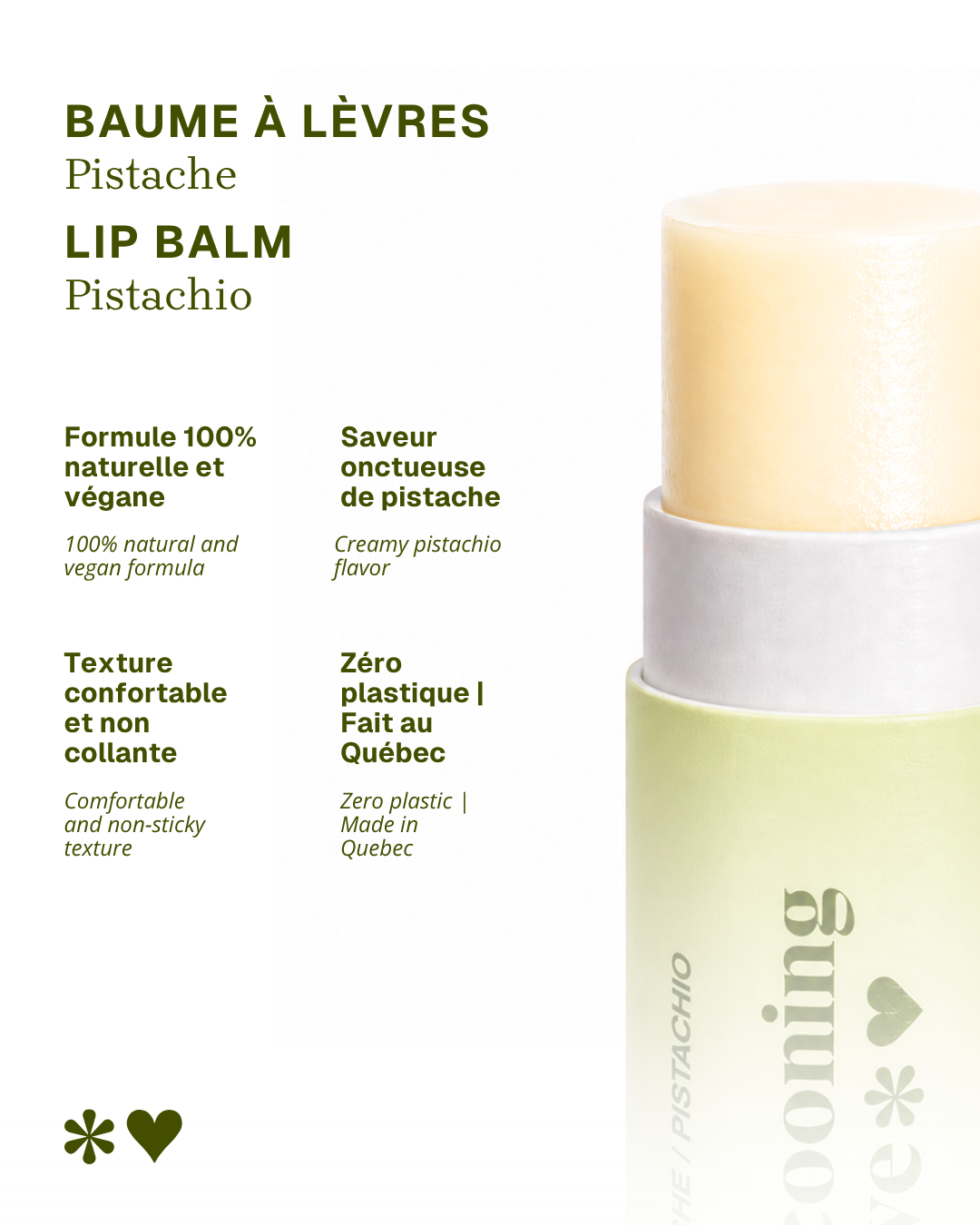 Pistachio Macaron Lip Balm – Natural & Delicious