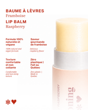 Natural Raspberry Lip Balm – Moisturizing & Soothing