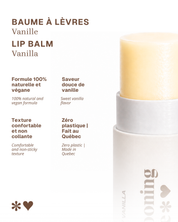 Natural Vanilla Lip Balm – Moisturizing & Soothing