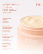 Face Cream for combination to oily skin - Raspberry