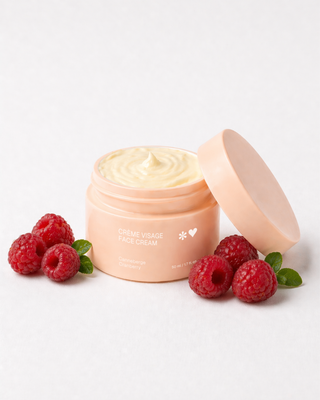Face Cream for combination to oily skin - Raspberry