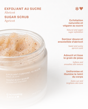 Sugar & Apricot Kernel Body Scrub – Soft, Radiant Skin