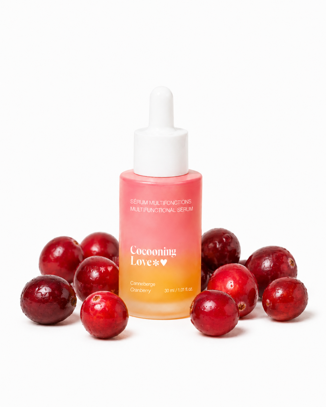 Nourishing Face Serum for Dry and Mature Skin – Cranberry & Prickly Pear