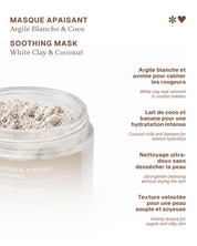 White Clay, Coconut & Banana Face Mask – Gentle & Hydrating