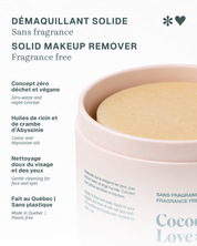 Natural Solid Makeup Remover – Tiare Flower