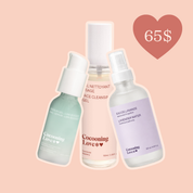 SET OF THE MONTH: Gel Serum + Cleansing Gel + Floral Water