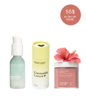 TRIO DU MOIS : Sérum Gel + Déodorant verveine + Masque Argile
