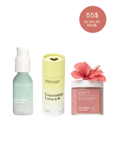 TRIO DU MOIS : Sérum Gel + Déodorant verveine + Masque Argile