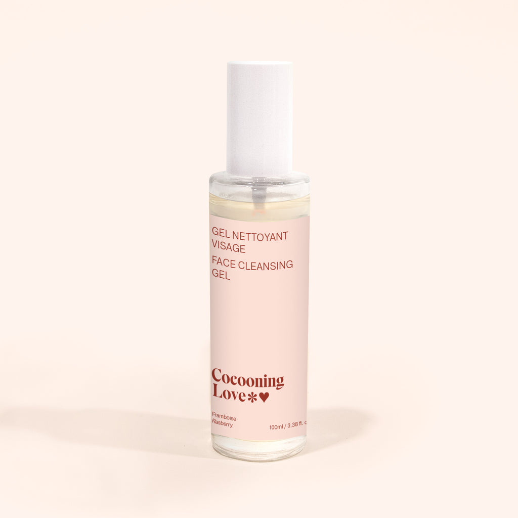 Facial cleansing gel - Light raspberry foam