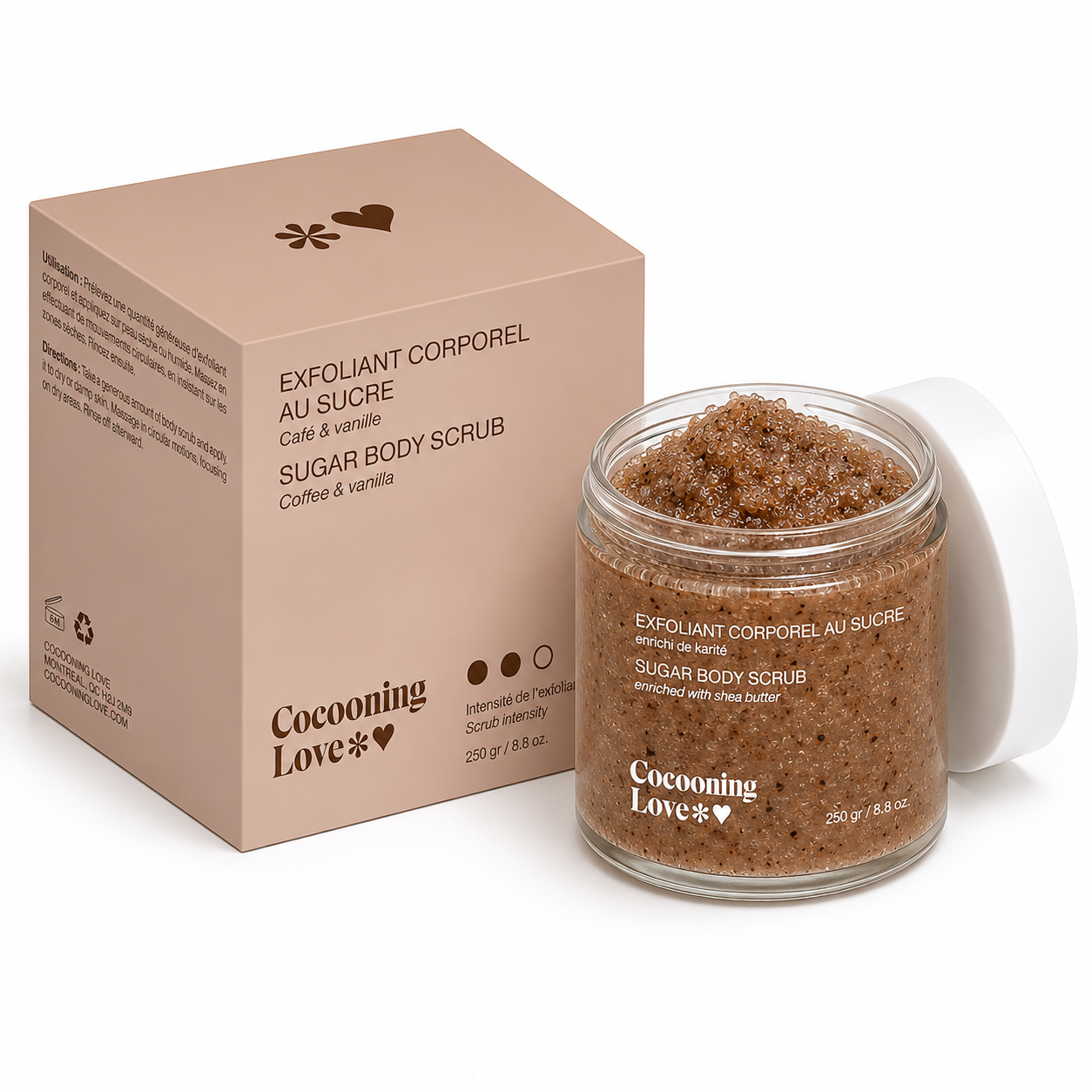 Sugar Body Scrub - Coffee & Vanilla x 3 (50%)