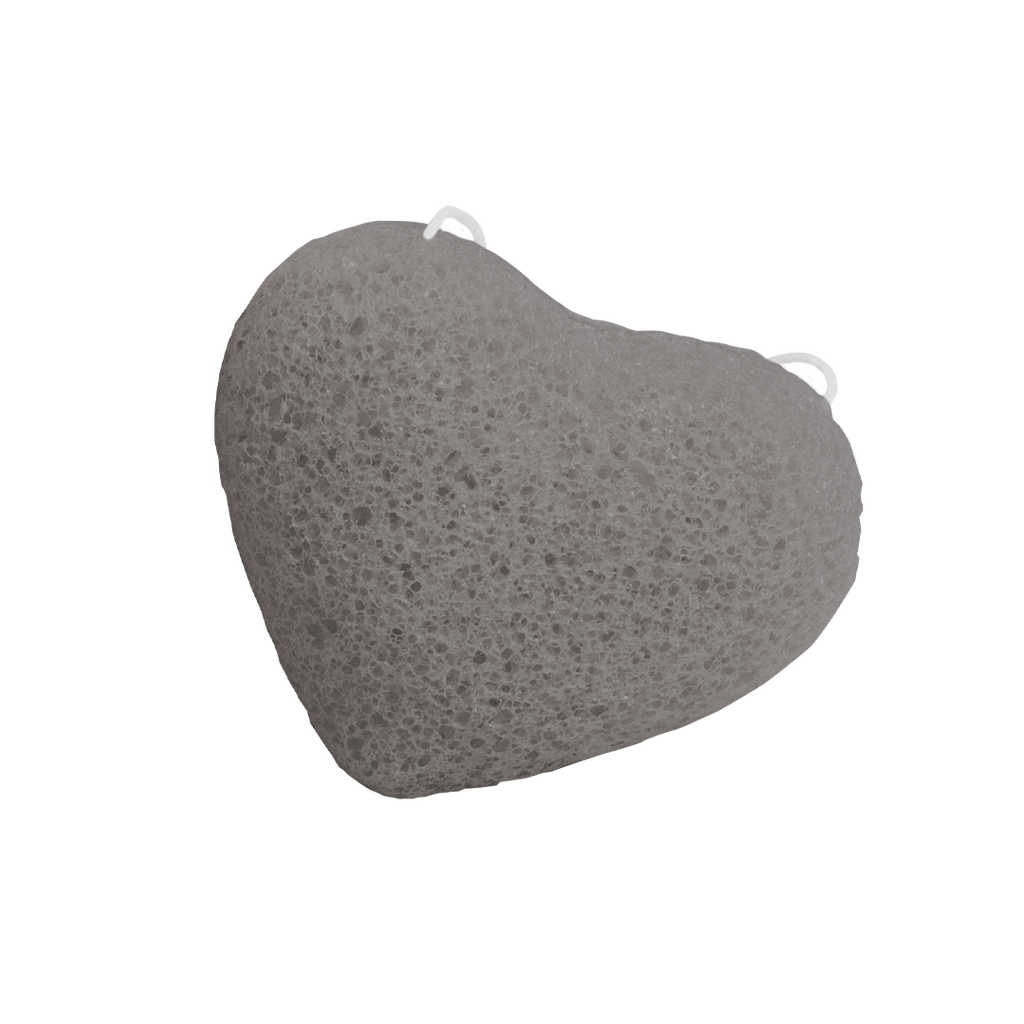 TESTEUR - Konjac sponge with bamboo charcoal - Combination to oily skin