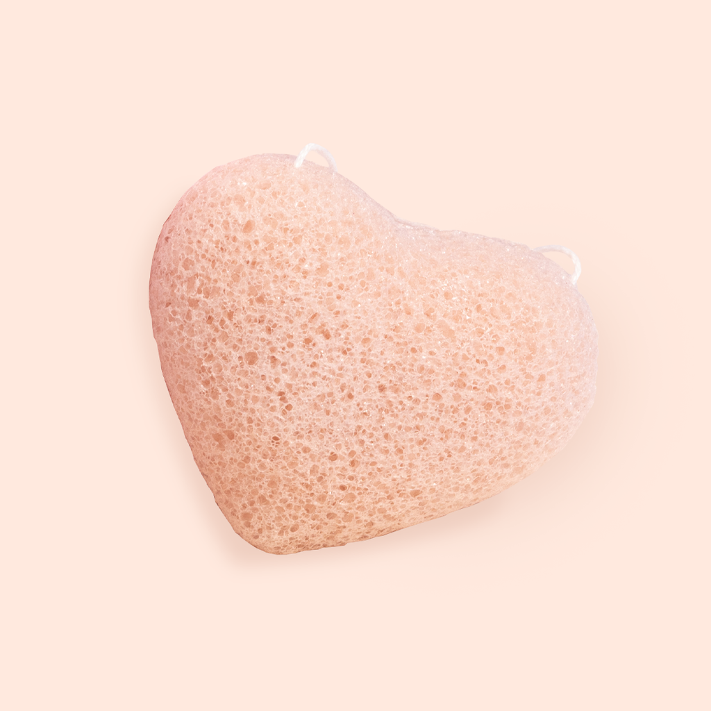 Pink Clay Konjac Sponge - Sensitive and reactive skin x 6