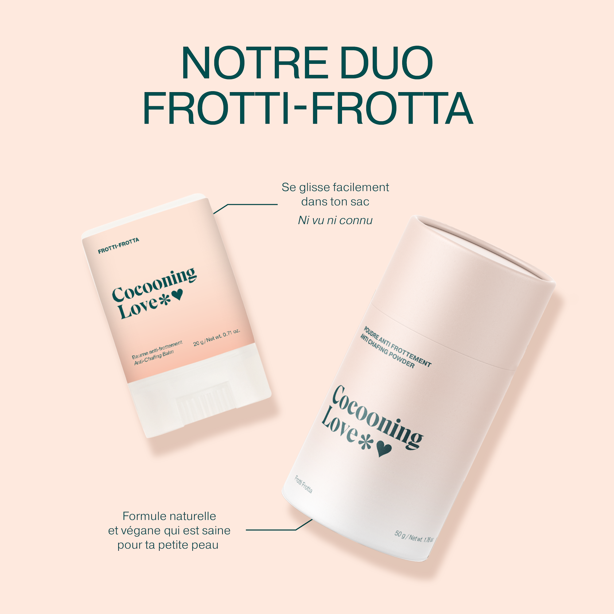 Duo Frotti Frotta – Natural Anti-Chafing Treatment for Sensitive Skin