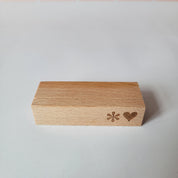 Wooden block for poster