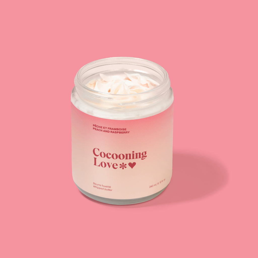 Peach & Raspberry Whipped Butter